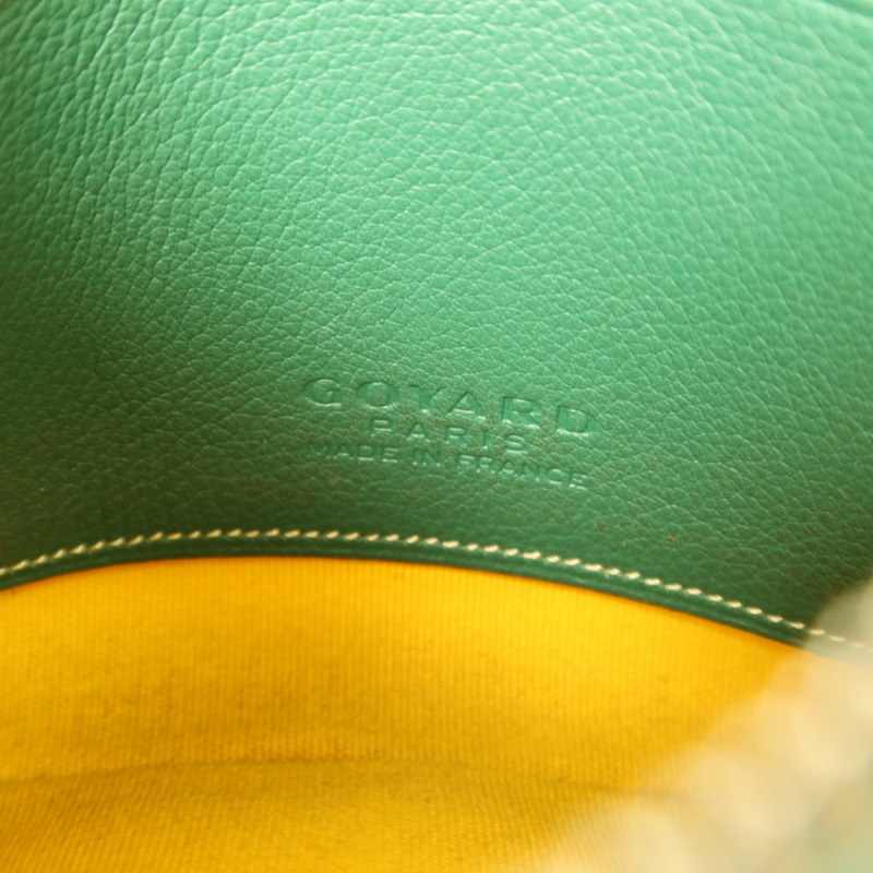 GOYARD 塗層帆布Pouch銀扣小袋-5