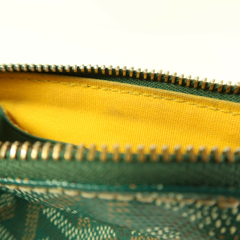 GOYARD 塗層帆布Pouch銀扣小袋-12