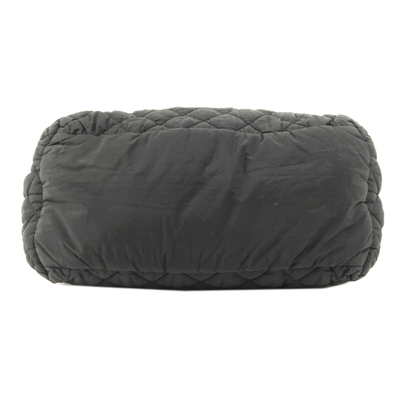 CHANEL 尼龍Coco Cocoon銀扣肩背袋-3