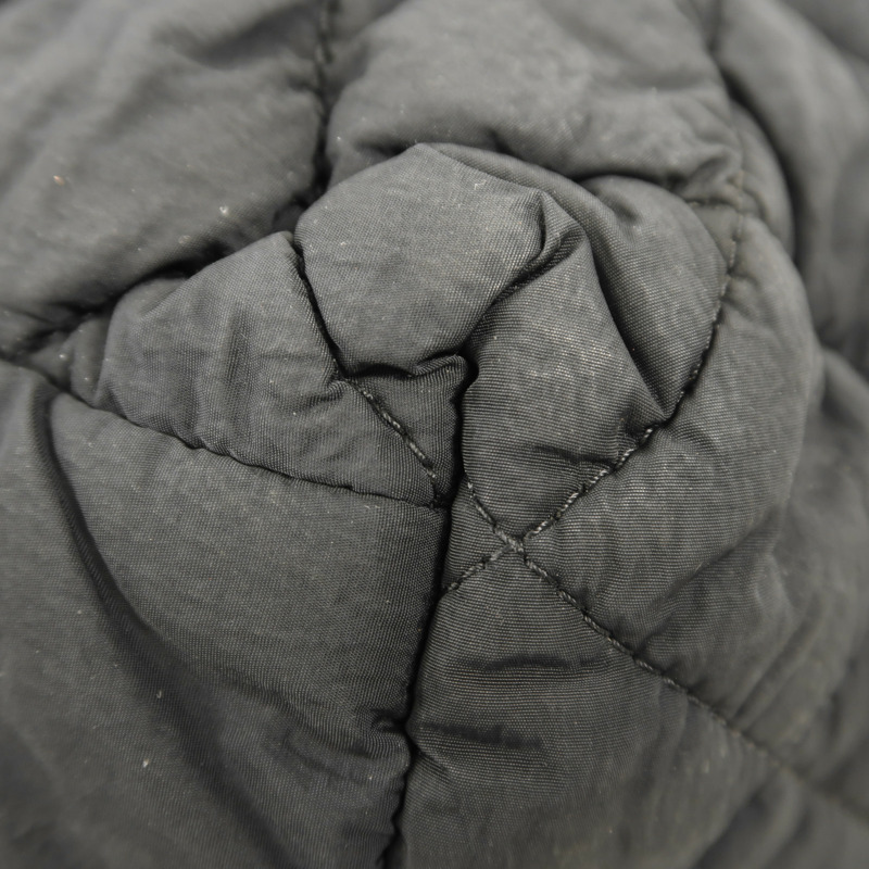 CHANEL 尼龍Coco Cocoon銀扣肩背袋-8