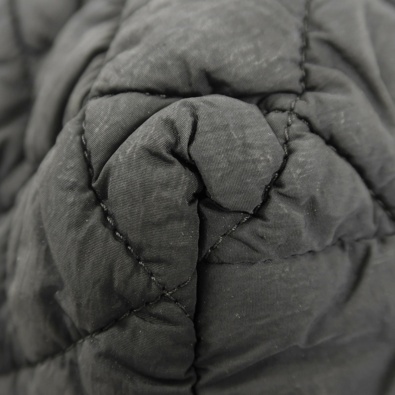 CHANEL 尼龍Coco Cocoon銀扣肩背袋-9