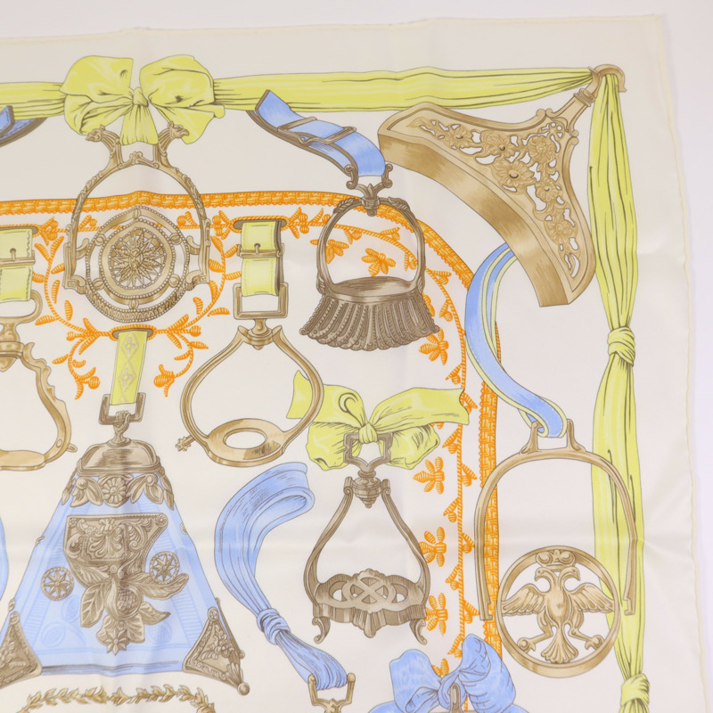 HERMES 絲質Scarf絲巾-3