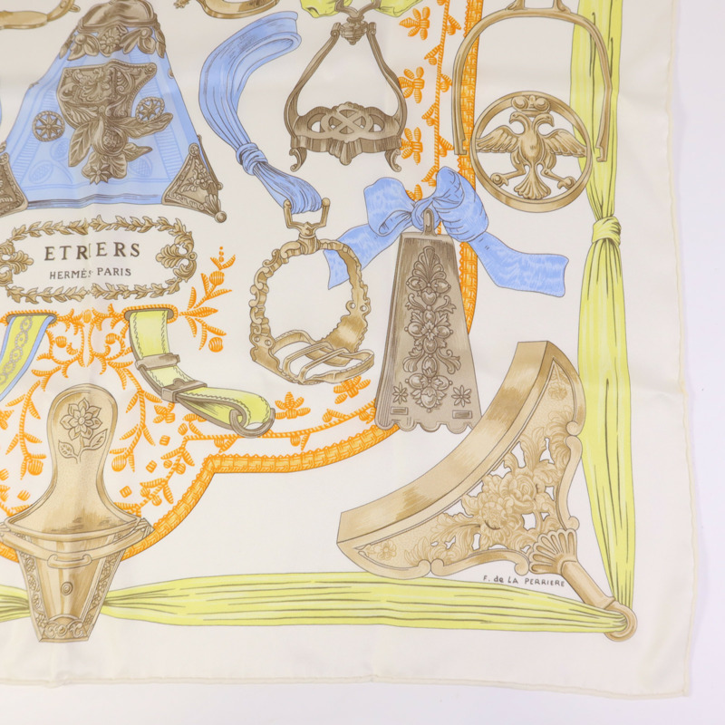 HERMES 絲質Scarf絲巾-4