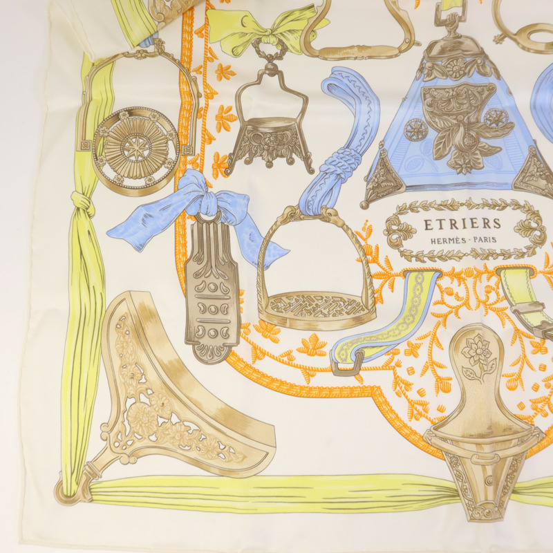 HERMES 絲質Scarf絲巾-5