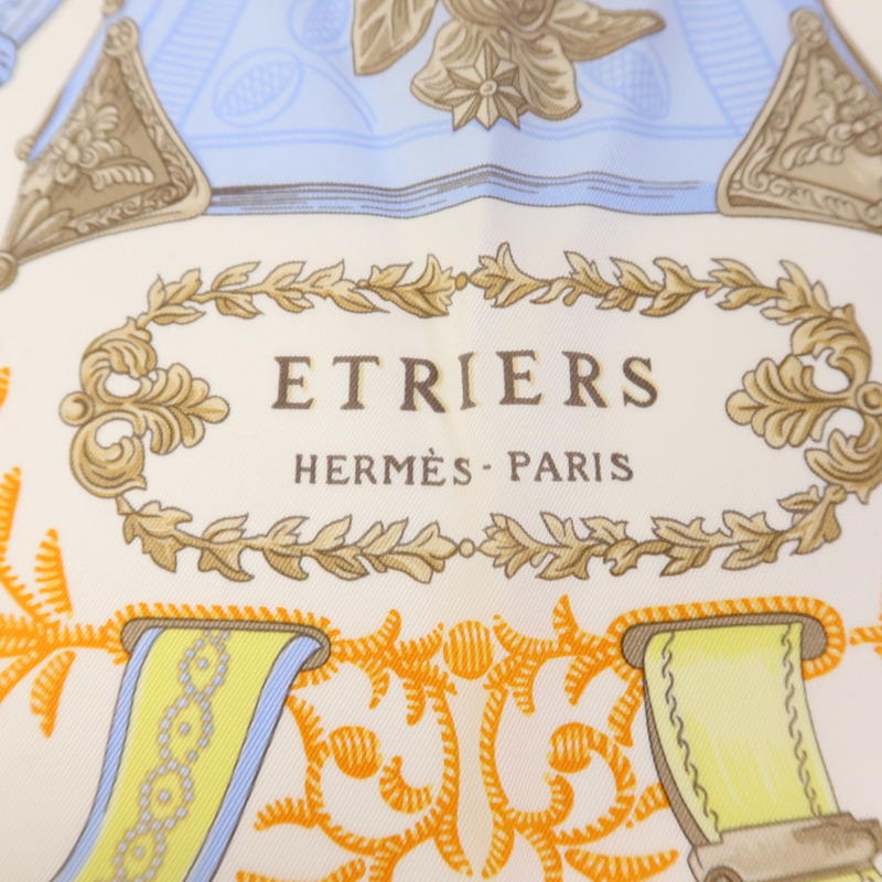 HERMES 絲質Scarf絲巾-6