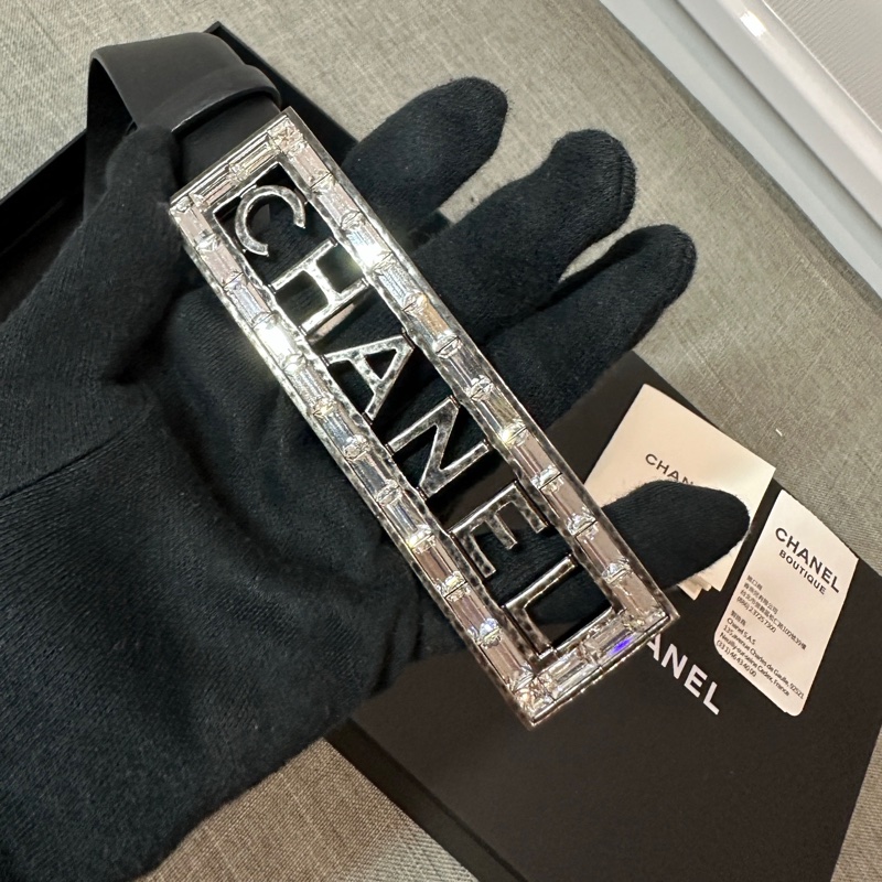 全新 信義香奈兒專櫃買的 Chanel 皮帶 腰帶-2