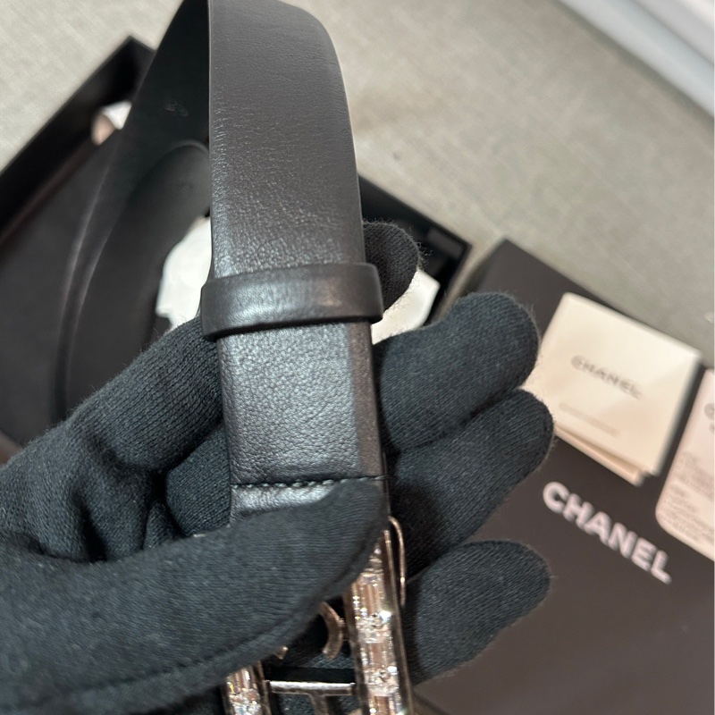 全新 信義香奈兒專櫃買的 Chanel 皮帶 腰帶-4