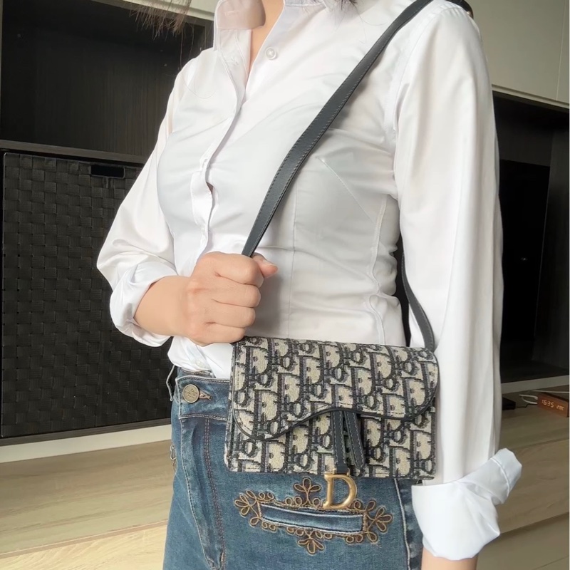 迪奧 Dior 手提包 老花 腰包 肩背包-0