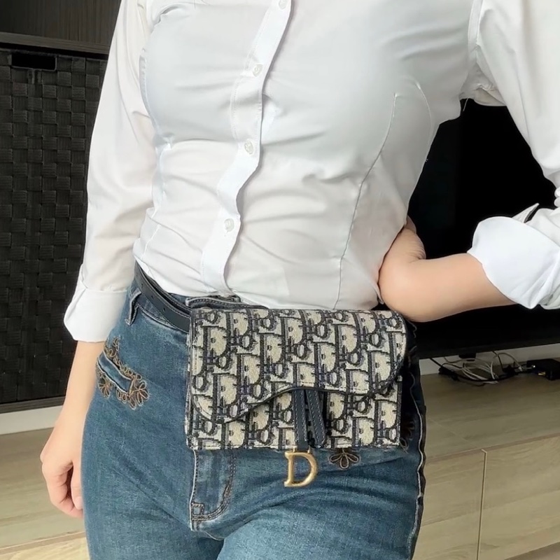 迪奧 Dior 手提包 老花 腰包 肩背包-2