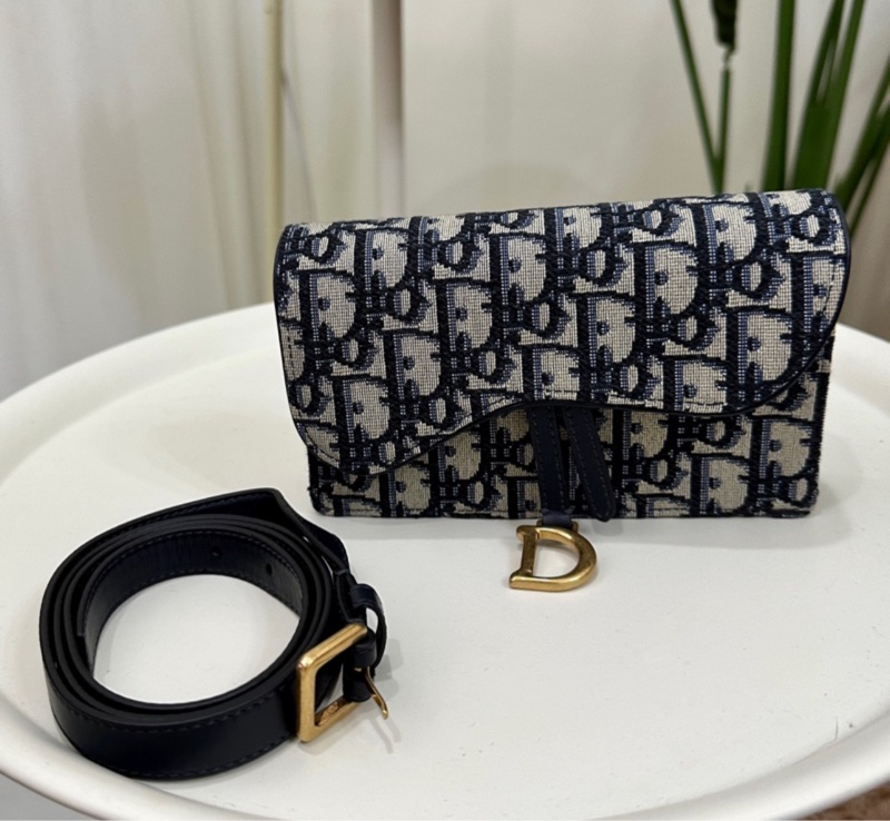 迪奧 Dior 手提包 老花 腰包 肩背包-12