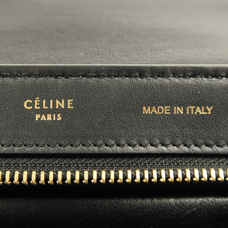 CELINE 牛皮皮革/麂皮皮革Trapeze金扣手挽肩背兩用袋-5