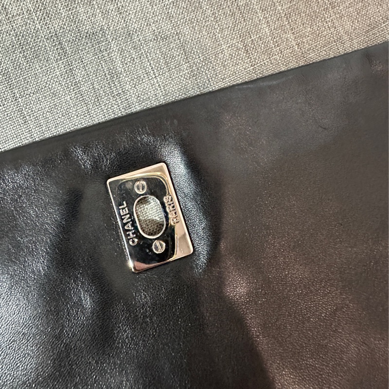 正品 CHANEL 黑 香奈兒 老香 側背包 斜背包｜有雷標 二手-16