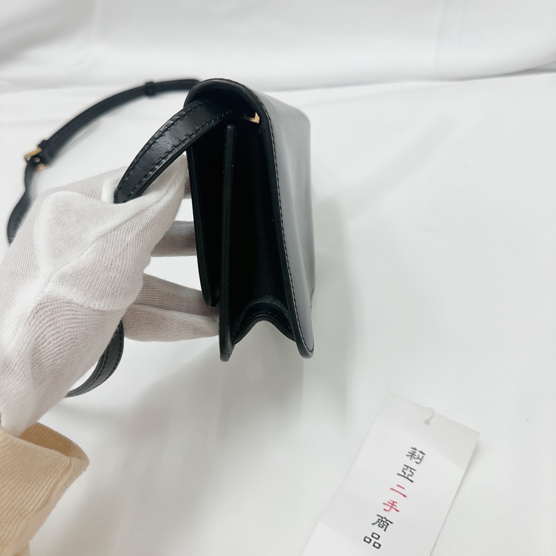莉亞精品♡ Burberry TB Logo斜背包 二手美包-4