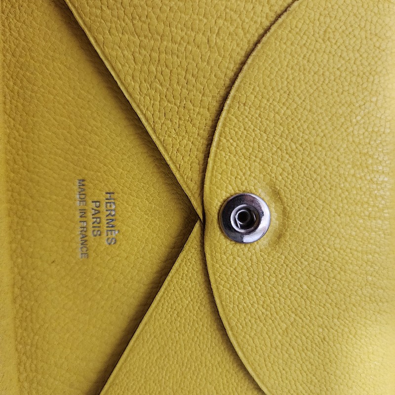 Hermes Calvi Duo 山羊皮 9N黃-12