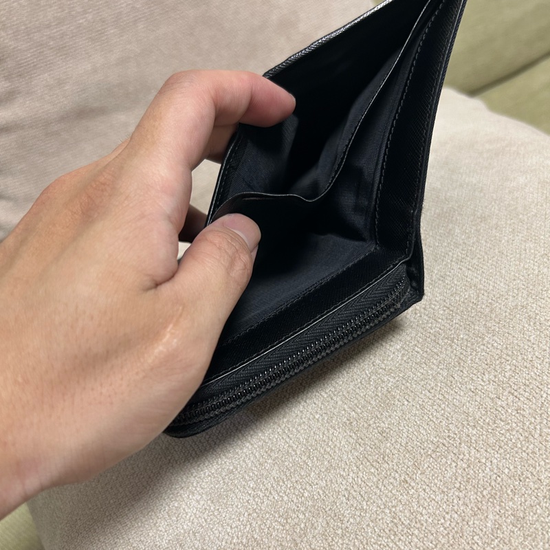 Prada vintage wallet 中古 中短夾-13