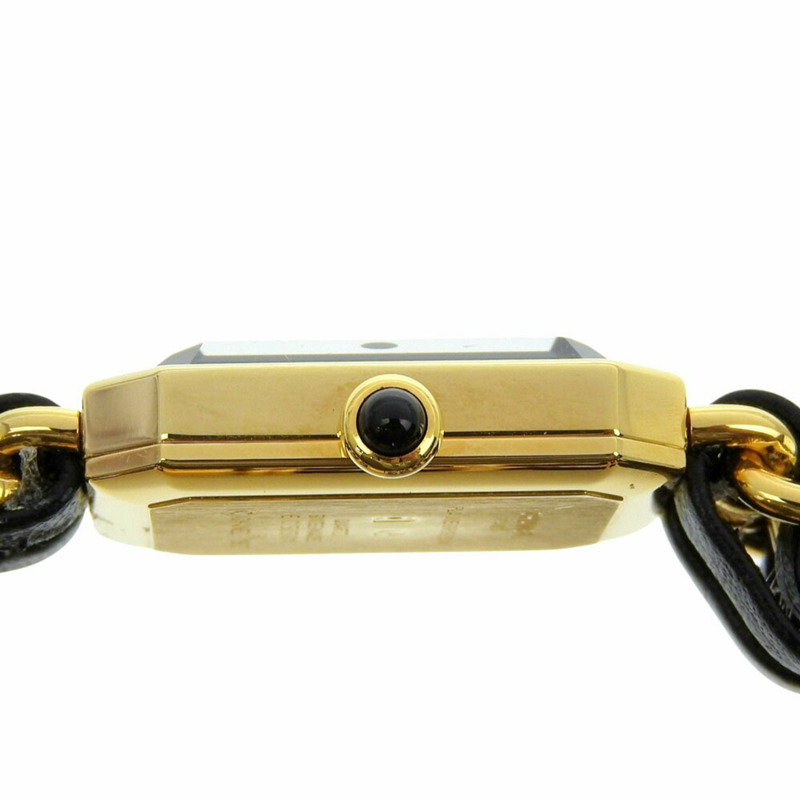 CHANEL Premiere S 腕錶 H0001，鍍金皮革石英機芯，模擬顯示，黑色錶盤，女士-5