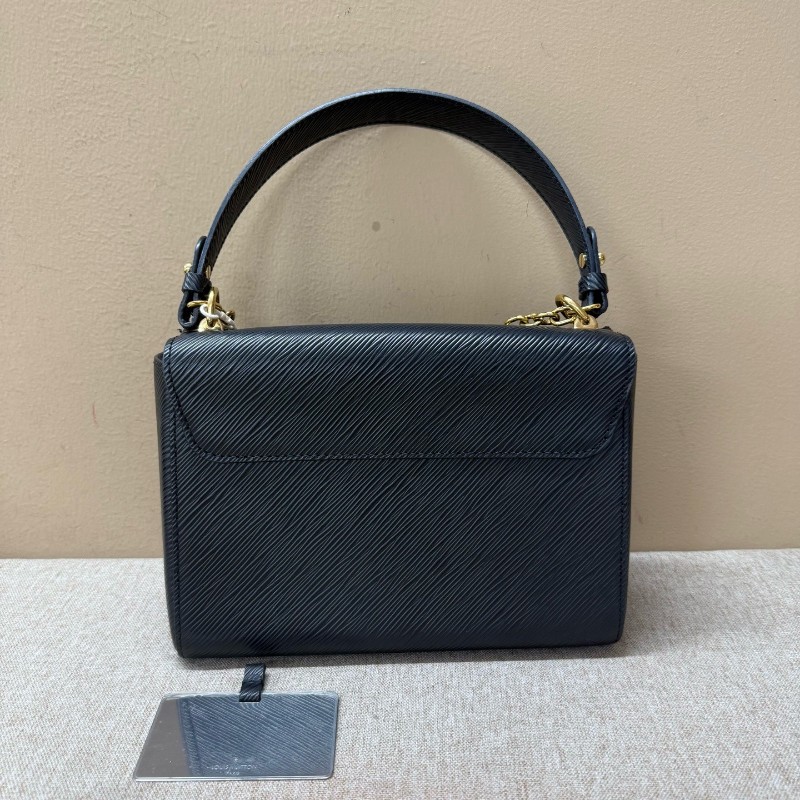 LV Twist Epi水波纹黑色金扣花朵鉚釘包扭扭包 肩背包 手提包-1