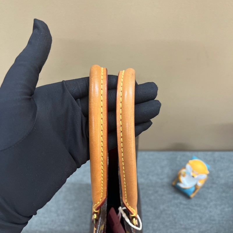 LV Sac Plat 老花中號琴譜 托特 手提包 肩背包-4