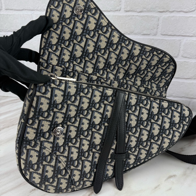 Saddle 經典老花馬鞍包-13