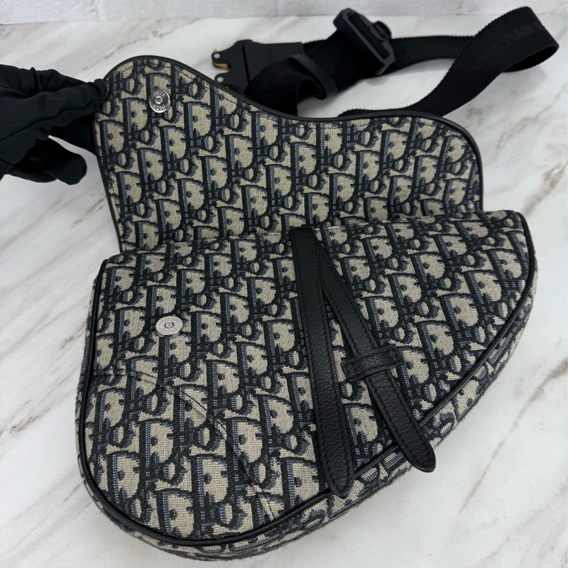 Saddle 經典老花馬鞍包-15