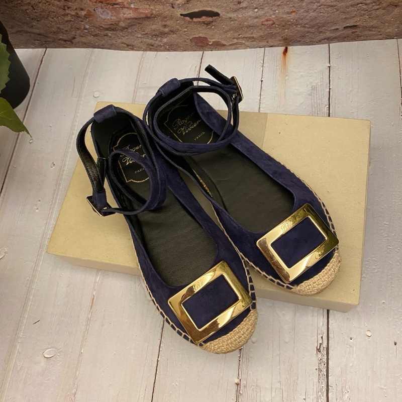 RV 草編鞋 35號-1