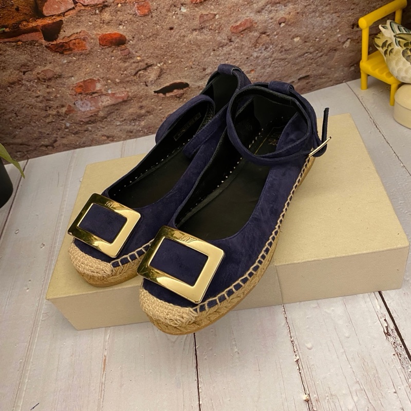 RV 草編鞋 35號-3