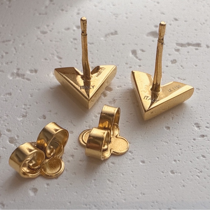 LV 金色經典v耳環-4