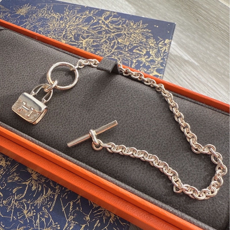 HERMES 康康銀手鍊-3