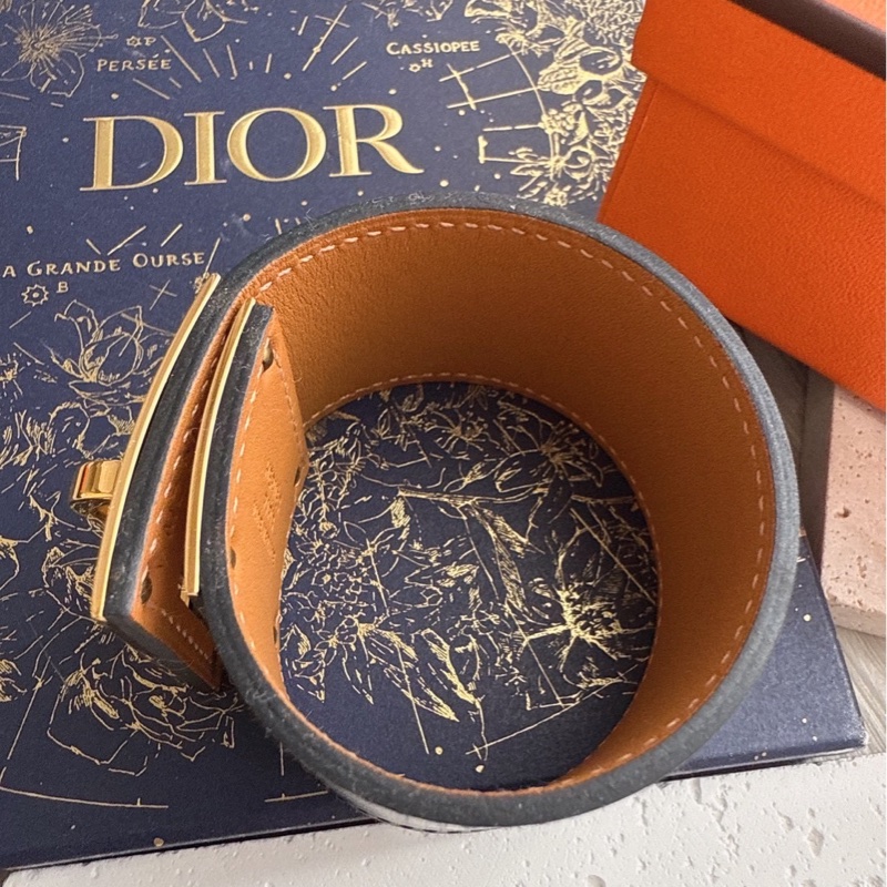 HERMES kelly dog寬手環 X刻-4