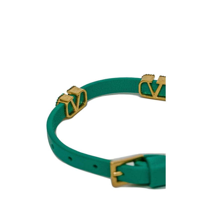 Vlogo Signature Leather 手鏈-2