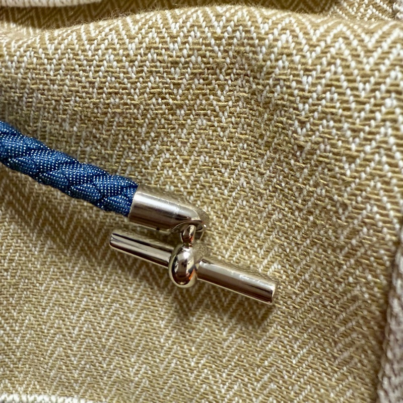 Hermes Glenan H手環 牛仔布-8