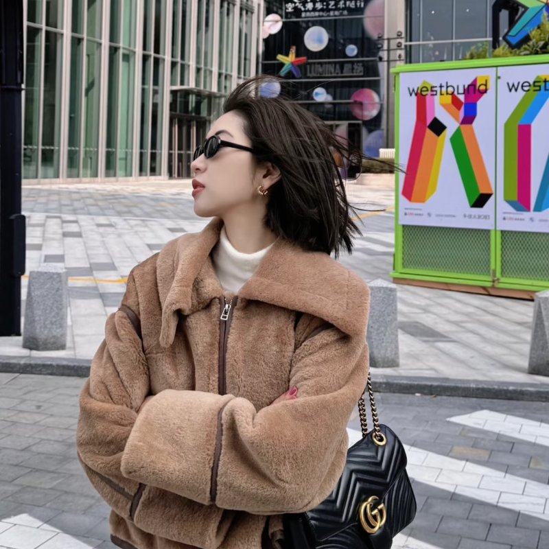 GUCCI Marmont Matelasse斜背包 - 26小號黑金-11