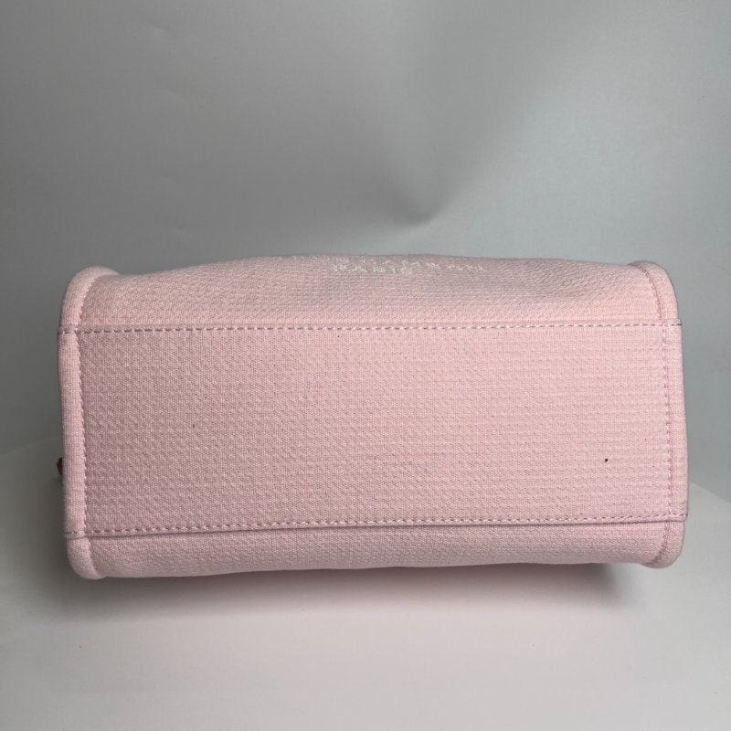 CHANEL 沙灘包小號粉紅 晶片款-4