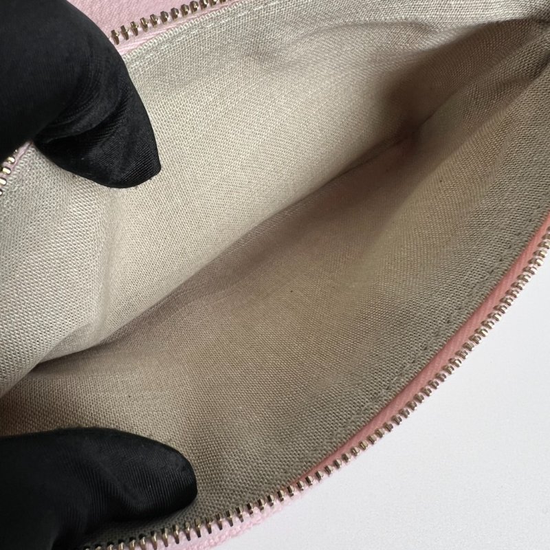 CHANEL 沙灘包小號粉紅 晶片款-9