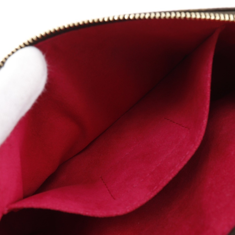 Louis Vuitton LVxTM Pochette Accessories 單肩包/小袋,村上隆熊貓圖案,M13440,Monogram 帆布,棕色,配件,女士-6