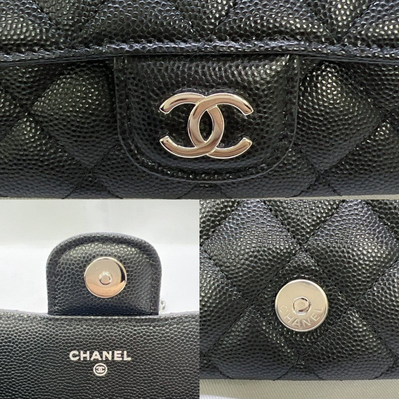 CHANEL 銀釦荔枝牛眼鏡包-5