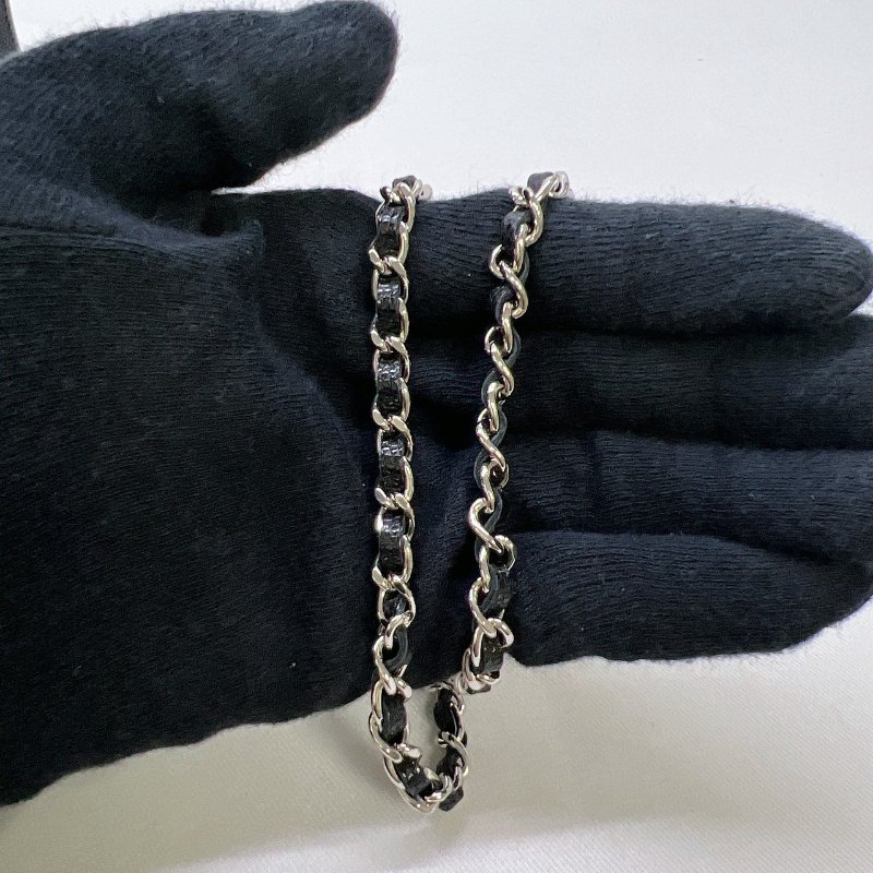 CHANEL 銀釦荔枝牛眼鏡包-6