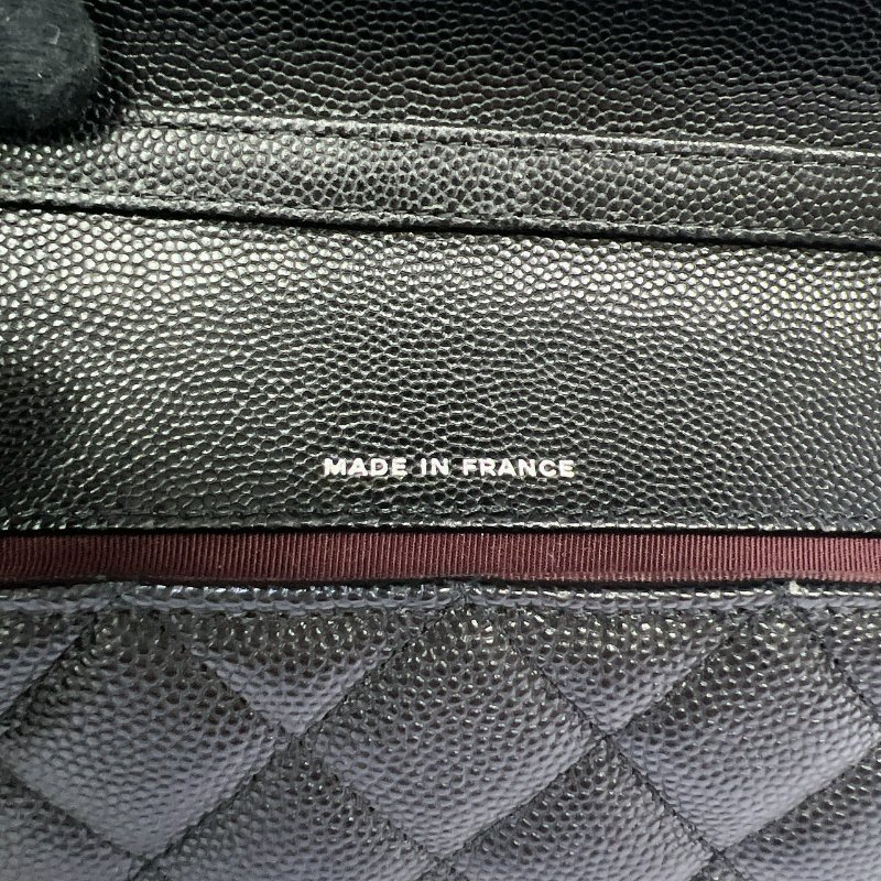 CHANEL 銀釦荔枝牛眼鏡包-7