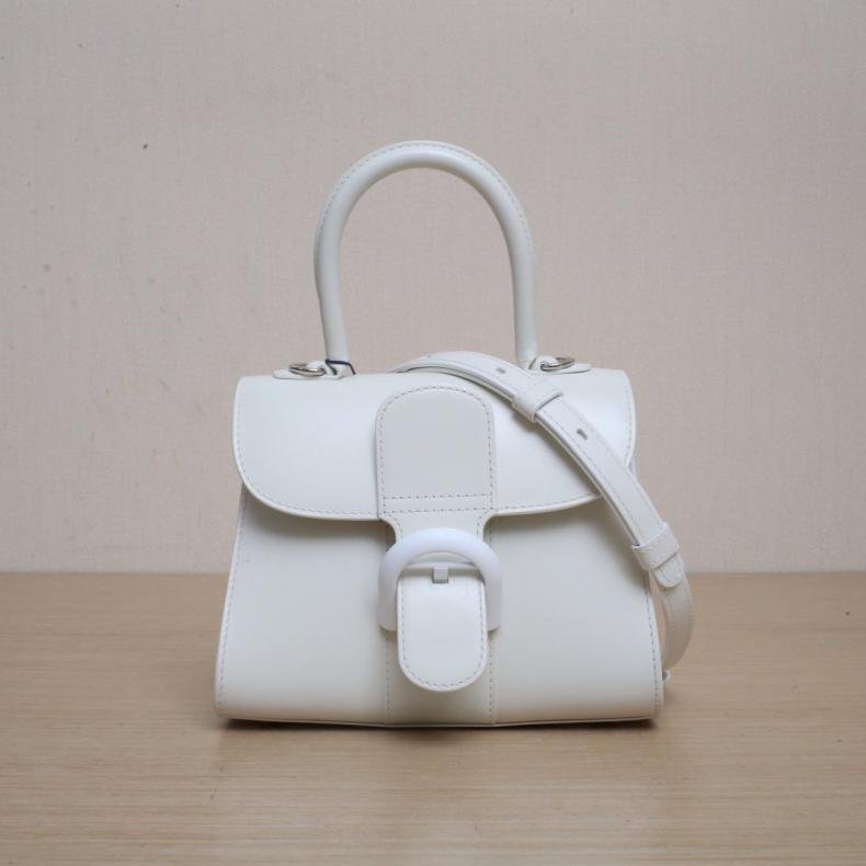 Glossy Mini 20白色皮革C 銀扣-0