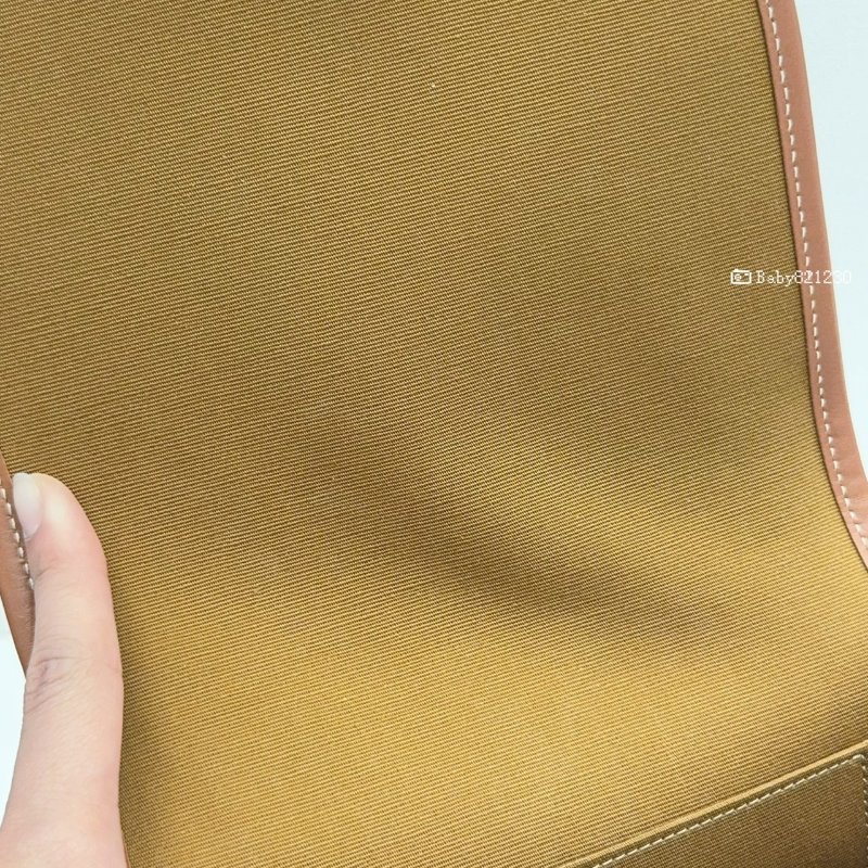 CELINE包包 Folco Triomphe帆布馬鞍包-8