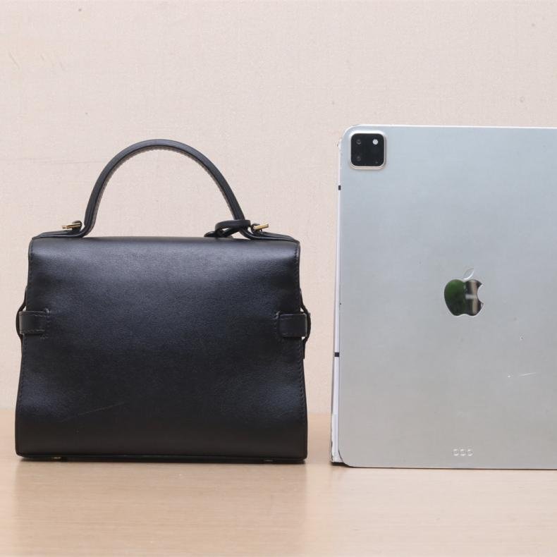 SWIFT皮 Tempete MINI 黑色 皮革C 金釦-1