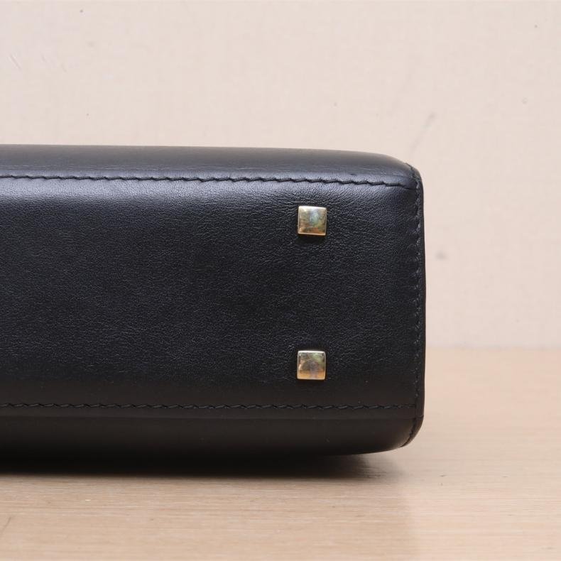 SWIFT皮 Tempete MINI 黑色 皮革C 金釦-3