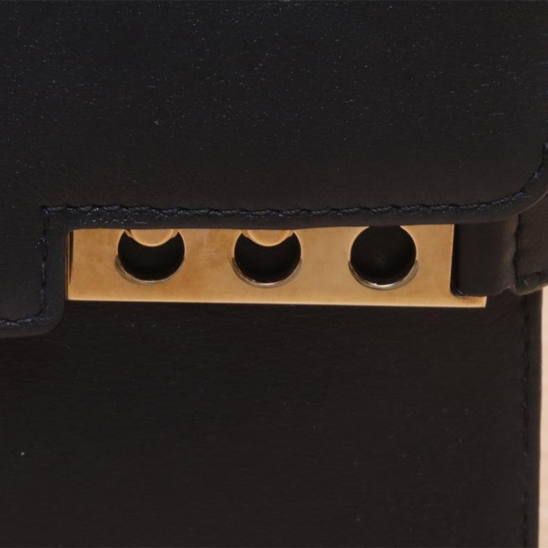 SWIFT皮 Tempete MINI 黑色 皮革C 金釦-5