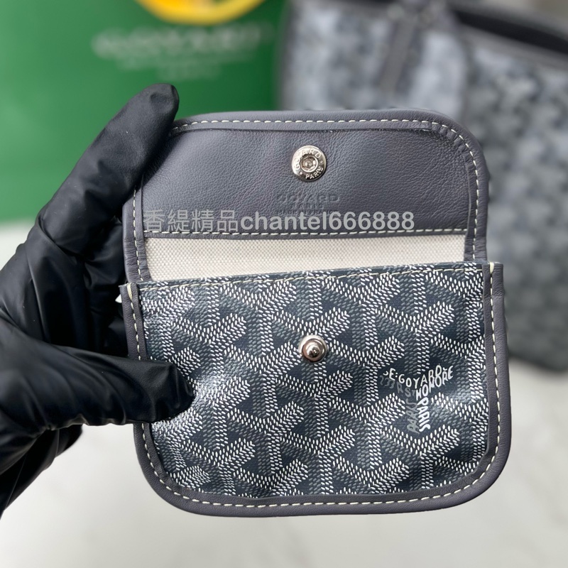 💗香緹國際精品💗 Goyard mini tote 灰色 新包味明顯 包況極好 有購證-6