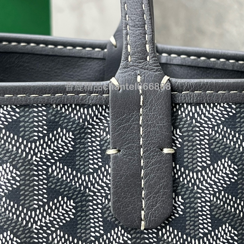 💗香緹國際精品💗 Goyard mini tote 灰色 新包味明顯 包況極好 有購證-10