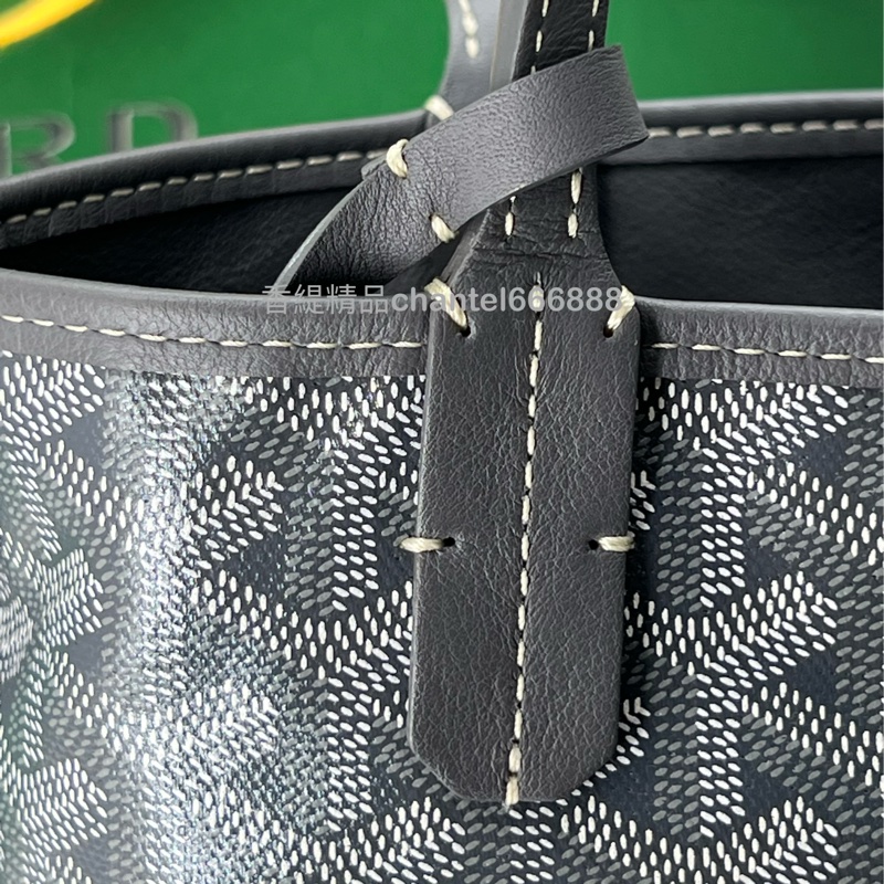 💗香緹國際精品💗 Goyard mini tote 灰色 新包味明顯 包況極好 有購證-11