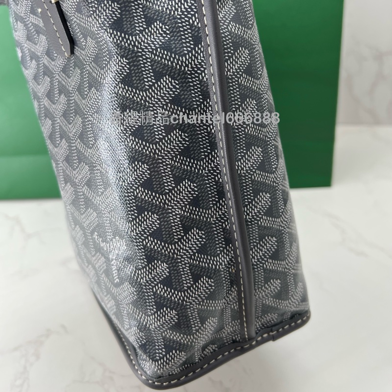 💗香緹國際精品💗 Goyard mini tote 灰色 新包味明顯 包況極好 有購證-13