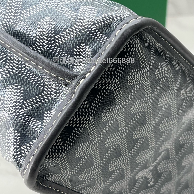 💗香緹國際精品💗 Goyard mini tote 灰色 新包味明顯 包況極好 有購證-14
