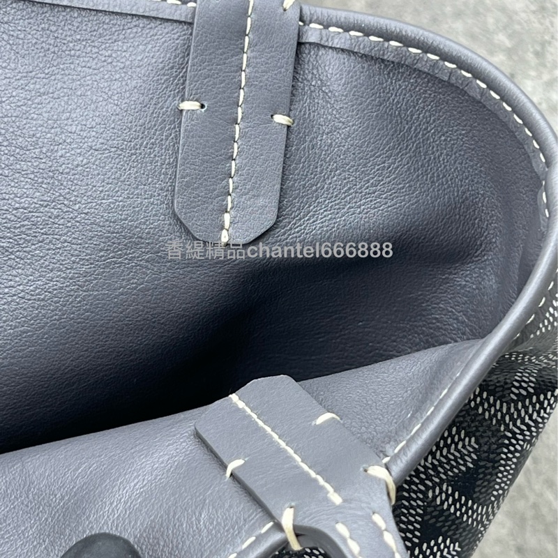 💗香緹國際精品💗 Goyard mini tote 灰色 新包味明顯 包況極好 有購證-16