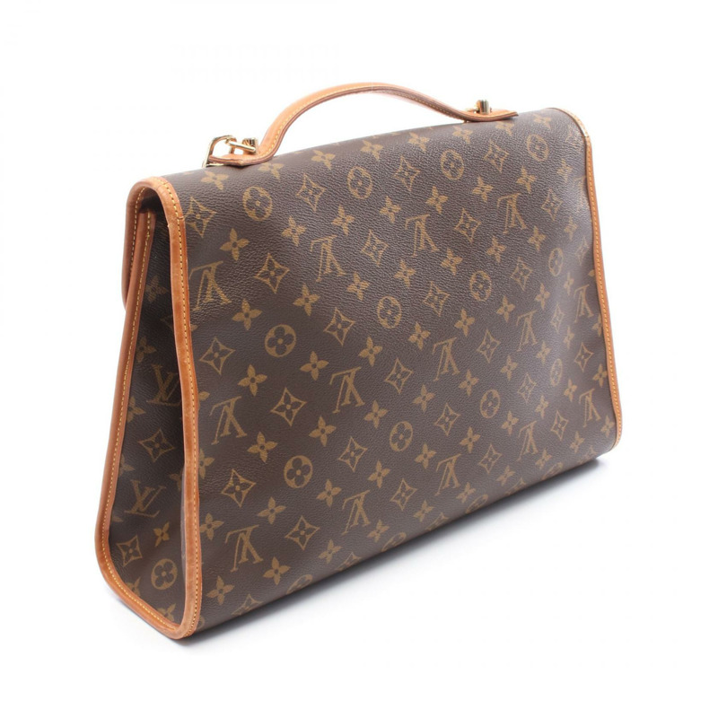 LOUIS VUITTON Beverly 單肩包 手提包 M51121 Monogram 帆布 皮革 棕色 LV-1